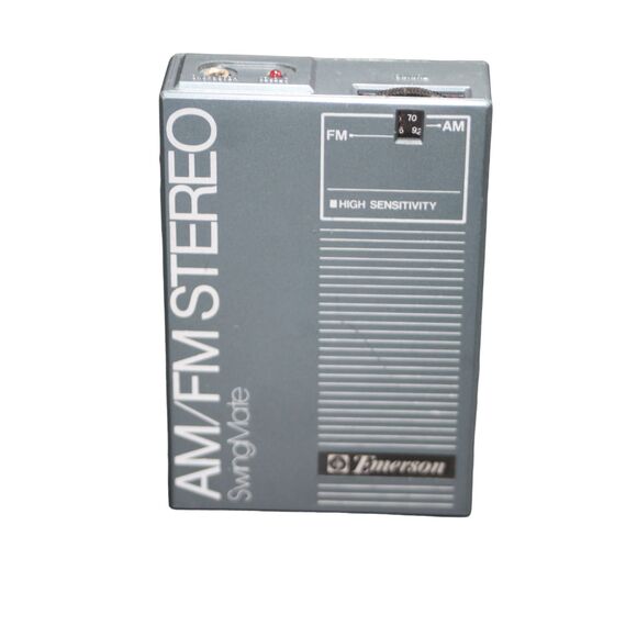 Vintage Emerson Walkman AM/FM Stereo Radio PS10 (FOR PARTS OR NOT WORKING) - Picture 1 of 8